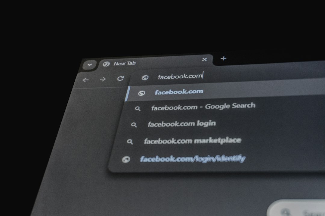 Computer screen displaying a web browser search bar with suggestions.